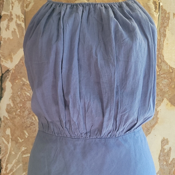 NWT Banana Republic linen blend high neck midi dress XL - Picture 8 of 8